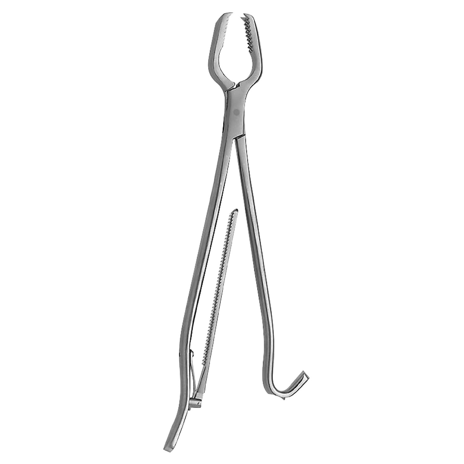 Iris Scissors, (Tungsten Carbide Blades W/ 1 Micro Serrated Blade), 4 1/2" (11.4 Cm), Curved